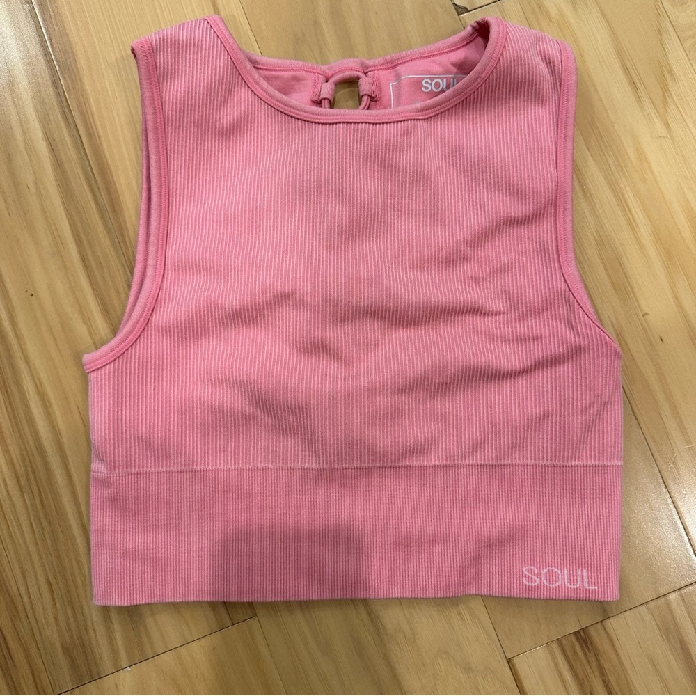 NWOT SoulCycle Long Line Tank Bra